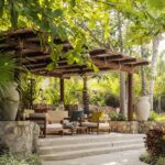 backyard design rustic