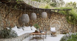 backyard design rustic