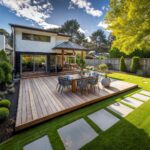 backyard design deck