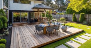 backyard design deck