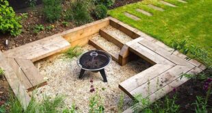 backyard design fire pit