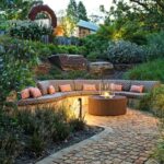 backyard design retaining wall