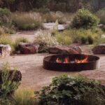 backyard design fire pit