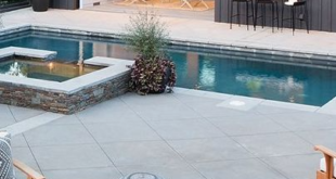 backyard design pool fire pit