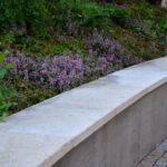 backyard design retaining wall