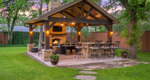 backyard design rustic