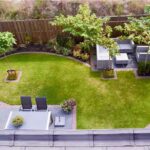 backyard design layout rectangle