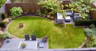 backyard design layout rectangle