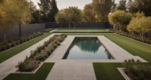 backyard design layout rectangle