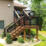 backyard design under deck