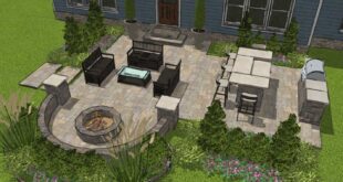 backyard design layout space