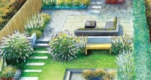 backyard design layout rectangle