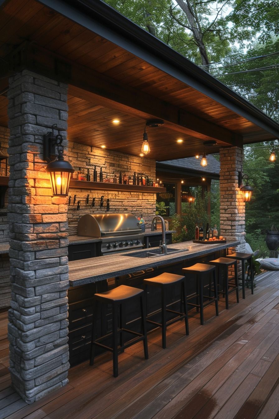 Revamp Your Outdoor Living Space with a
Stylish Backyard Design Outdoor Kitchen