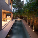 backyard design modern pool