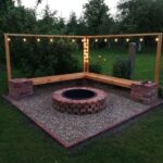 backyard design fire pit