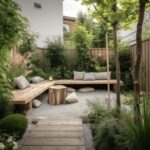 backyard design rocks