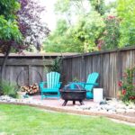 backyard design rocks