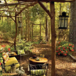 backyard design rustic