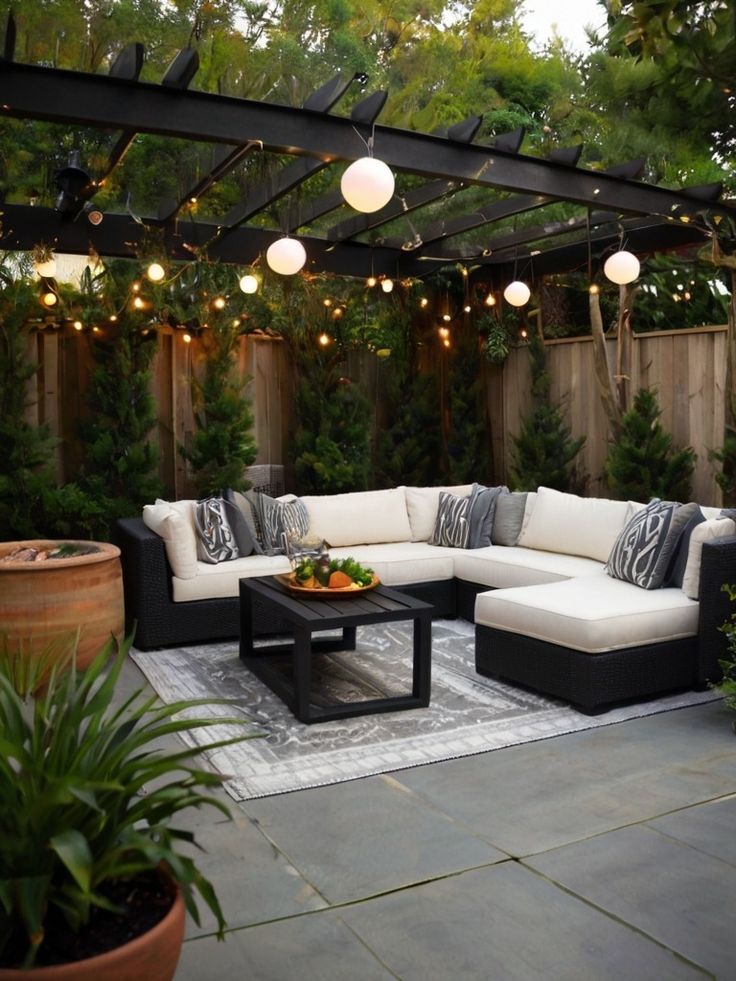 Transforming Your Small Backyard Into a
Stylish Patio Oasis