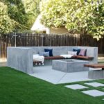 backyard design retaining wall