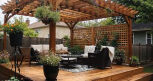 backyard design traditional