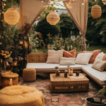 backyard design boho