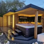 hot tub ideas backyard