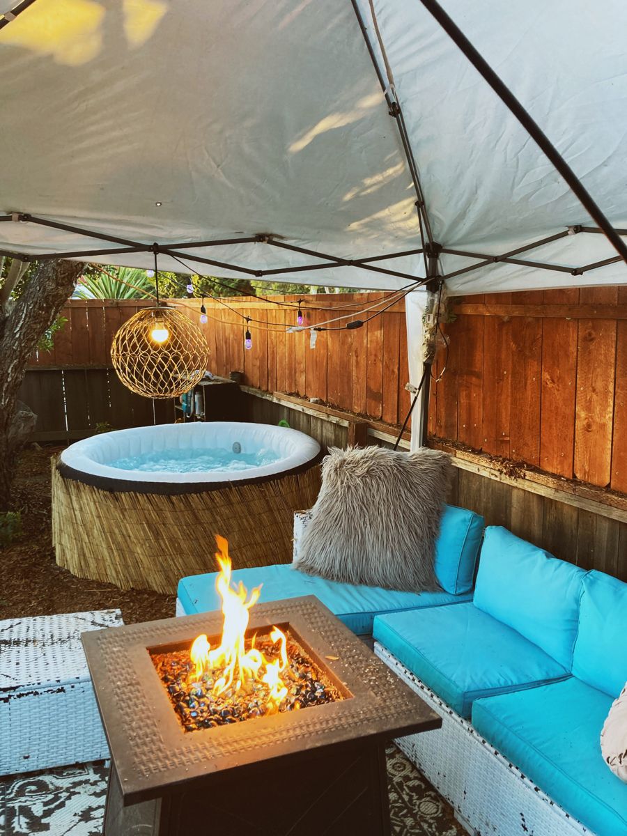 Transform Your Backyard with a Hot Tub
and Fire Pit: The Ultimate Design Combination