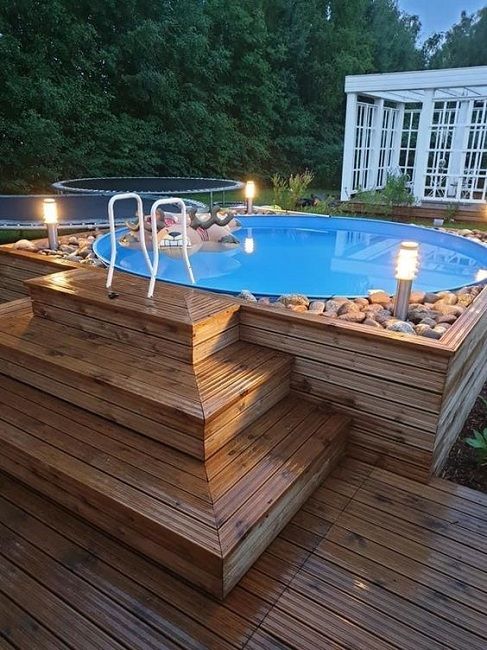 Transform Your Backyard with a Stunning
Above Ground Pool Design