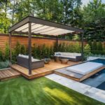 backyard design with gazebo