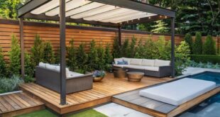 backyard design with gazebo