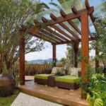 backyard design with gazebo