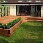 backyard design with deck