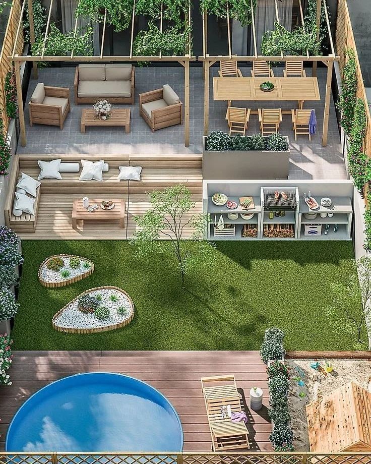 Transform Your Outdoor Space: Creative
Backyard Design Ideas for the Perfect Layout