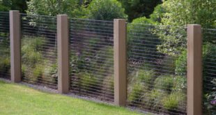 backyard design along fence