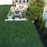 large backyard landscaping