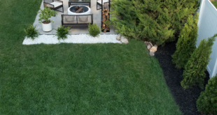 large backyard landscaping