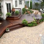 backyard design with deck