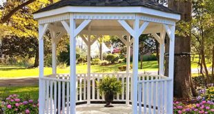 backyard design with gazebo