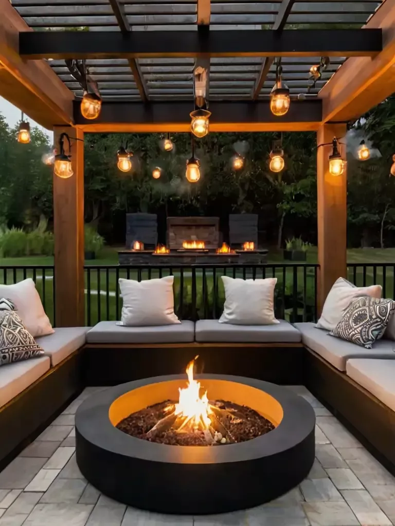 Transform Your Outdoor Space: The Perfect
Backyard Design with Pool and Fire Pit