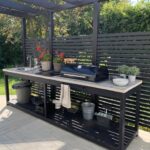 backyard design bbq