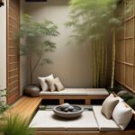 backyard design bamboo