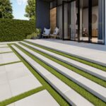 backyard design concrete