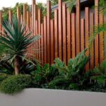 backyard design fence