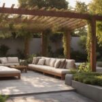 backyard design rectangle