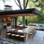 backyard design bbq