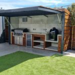 backyard design bbq