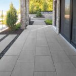 backyard design concrete