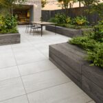 backyard design concrete