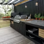 backyard design grill